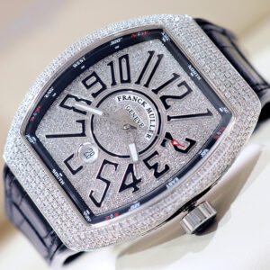 99% New!! Franck Muller Vanguard V45 Full-Diamond (After Settings) Y-2023