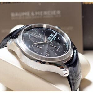 Baume & Mercier Clifton Chronograph 43mm Black Dial Y-2019