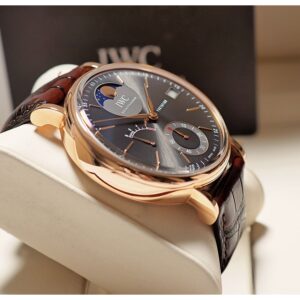 IWC Portofino Hand-Wound 8 Days Moonphase 45mm Red Gold 18k Oct-2022