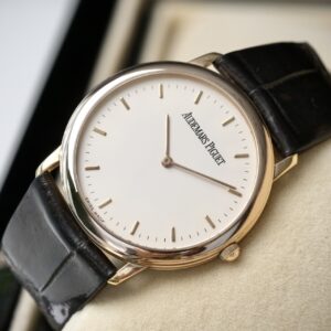 Audemars Piguet Jules 18K Rose Gold “Ivory Dial” 34mm Manual Winding