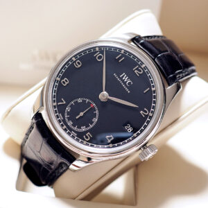 IWC Portugieser 8 Days Hand-Wound Black Dial 43mm Y-2022