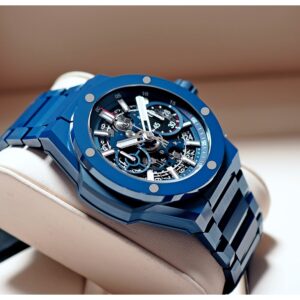 New! Hublot Big Bang Integrated 42mm Blue Ceramic Y-2022