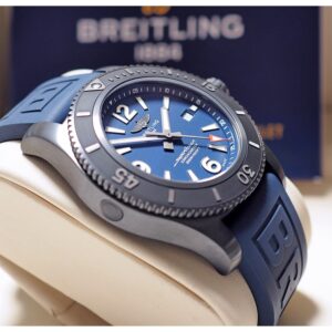 99% New! Breitling Superocean 46mm DLC Blue ใบไทย Y-2019