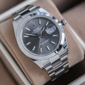 Rolex Datejust 41 Slate Rhodium 126300 (กล่องใบไทย 🇹🇭 2025)