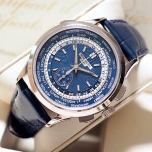Patek Philippe World Time Chronograph 5930G Blue 39.5mm Y-2018