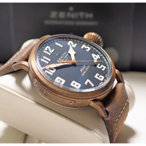 New! Zenith Pilot Type 20 Extra Special Bronze 45mm ไม่เคยใช้งาน Y-2015