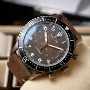 NOS! Zenith Heritage Cronometro Tipo CP-2 Flyback Bronze Edition