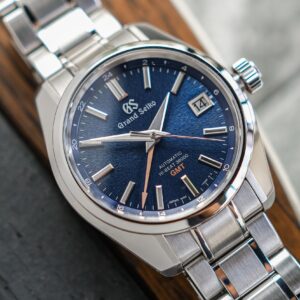 Grand Seiko Blue IWATE Hi Beat GMT SBGJ235G Special Boutique Edition