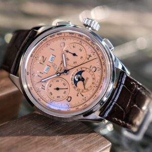 Breitling Premier B25 Datora Salmon Dial