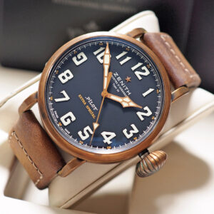 New! Zenith Pilot Type 20 Extra Special Bronze 45mm ไม่เคยใช้งาน Y-2015