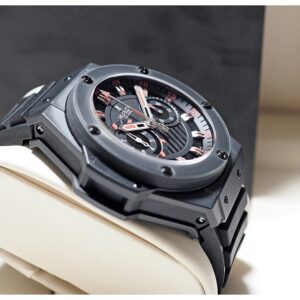 New! Hublot King Power Foudroyante Rattrapante Black Magic 48mm Limited #500