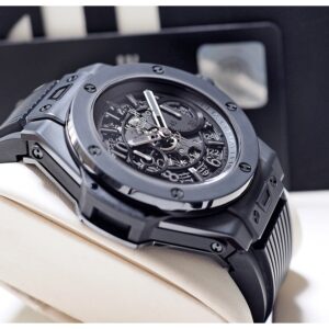 New! Hublot Big Bang Unico Ceramic All Black 45mm Limited#1000 Y-2014