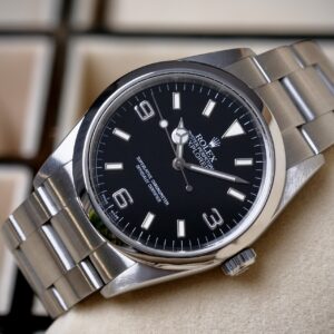Rolex Explorer I Ref. 114270 F-Series คอแข็ง ข้างตัน กระจกเลเซอร์