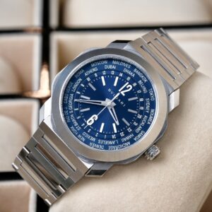 Bvlgari Octo Roma WorldTimer Blue Dial 41mm Ref.103481