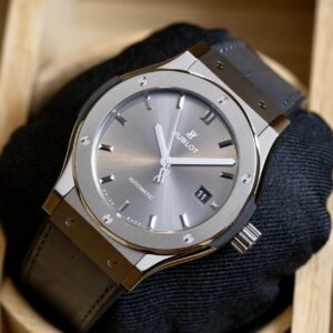 100% New Hublot Classic Fusion 42mm Rhodium Dial Ref.542.NX.7071.LR
