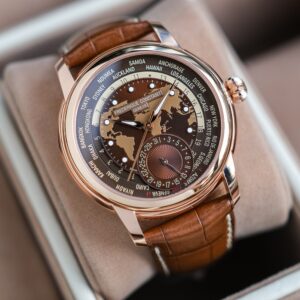 Frederique Constant Worldtimer Rose Gold PVD
