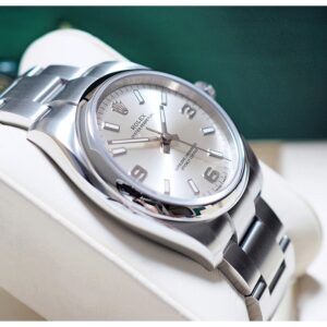 Rolex Oyster Perpetual OP34 Silver 114200 34mm Y-2016