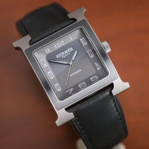 Hermès Heure H Watch Titanium Black (Ref.W054131WW00)