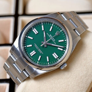Rolex Oyster Perpetual OP41 Green 124300 41mm ติดฟิล์มรอบตัว Apr-2021