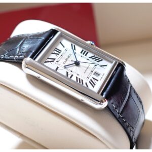 Cartier Tank Must XL Auto โฉมล่าสุด สาย 2 เส้น! ใบไทย Dec-2022