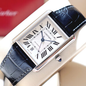 Cartier Tank Must XL Auto โฉมล่าสุด สาย 2 เส้น! ใบไทย Dec-2022