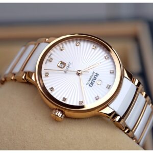 Rado Centrix Automatic 33mm Ceramic Rose Gold Diamonds Y-2025