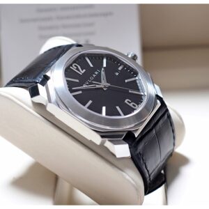 BVLGARI Octo Solotempo Automatic 41mm Black Dial Y-2017