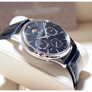 JLC Master Ultra Thin Perpetual Calendar Black 39mm Dec-2019 ประกัน 8 ปี