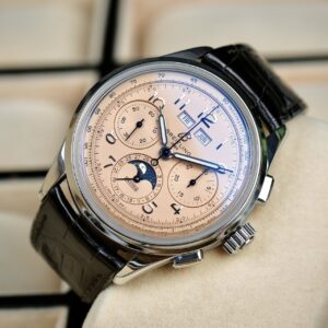 Breitling Premier B25 Datora Complete Calendar  Salmon Dial Ref. AB2510
