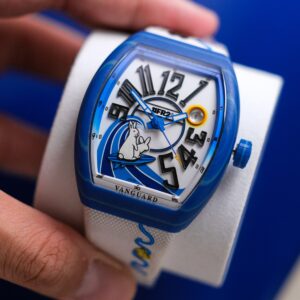 Franck Muller × #FR2 “#FR2NCK MULLER Vanguard Beach” Surf Blue Limited Edition