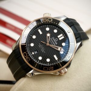 Omega Seamaster Diver 300M Co-Axial Master Chronometer (Two-Tone Sedna™ Gold)
