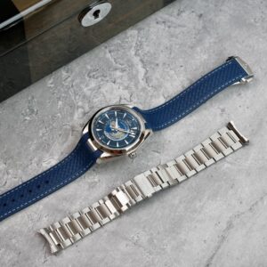 สายแท้2 ชุด OMEGA Seamaster Aqua Terra 150M GMT Worldtimer 43 mm Ref.220.10.43.22.03.001