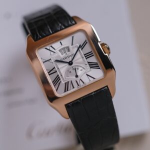 Cartier Santos Dumont XL Power Reserve 18K Rose Gold (Ref. W2020067)