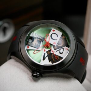 Corum Bubble 42 “Game / Casino Cards” Limited Edition 1 of 88  Ref.082.410.98/0371