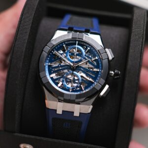 Maurice Lacroix AIKON Chronograph Skeleton Blue (Ref. AC8018-SSL20-030-4)