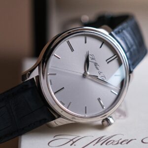 H. Moser & Cie. Monard Centre Second 18K White Gold