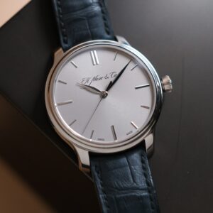 H. Moser & Cie. Monard Centre Second 18K White Gold