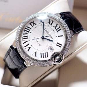 Cartier Ballon Bleu Auto 42mm After-Diamonds Settings Y-2020